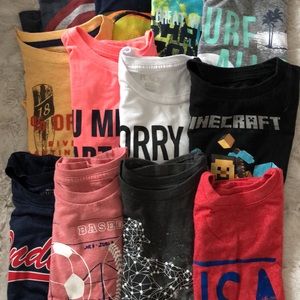Boys teeshirts (10 in total)